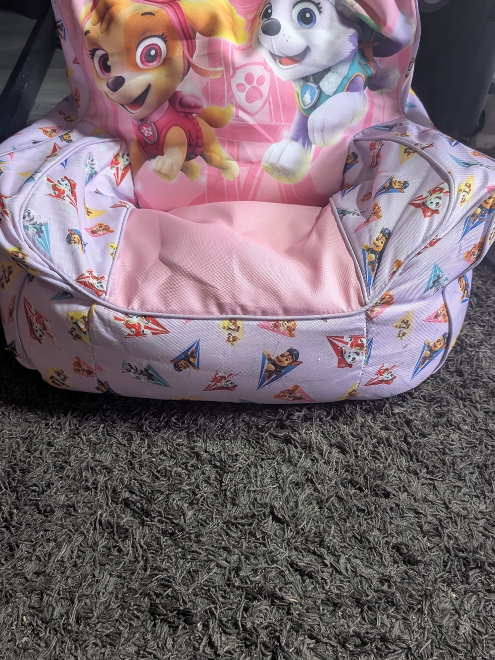 Paw Patrol Pink Kids Bean Bag Chair